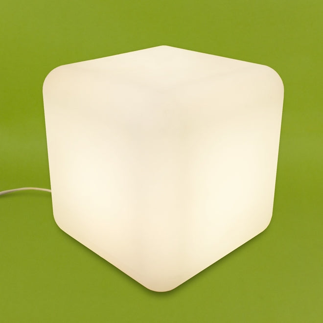 Luminária Puff Cubo de Luz Arredondado