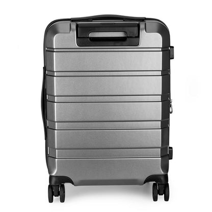 Mala 40L Com USB Rodas 360° Cinza Easy Travel