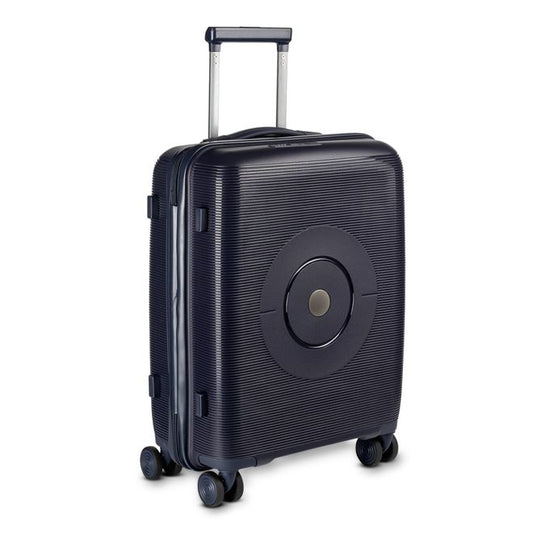 Mala de Bordo 40L Rodas 360° Azul Com Cadeado e USB