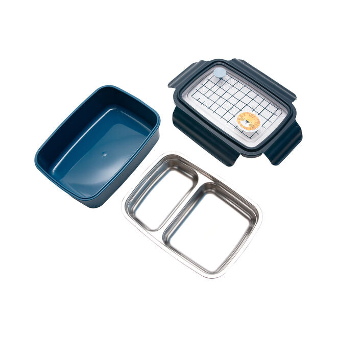 Bento Box Térmica Inox Luke com Divisórias - Lancheira Infantil