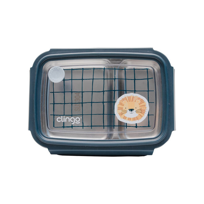 Bento Box Térmica Inox Luke com Divisórias - Lancheira Infantil