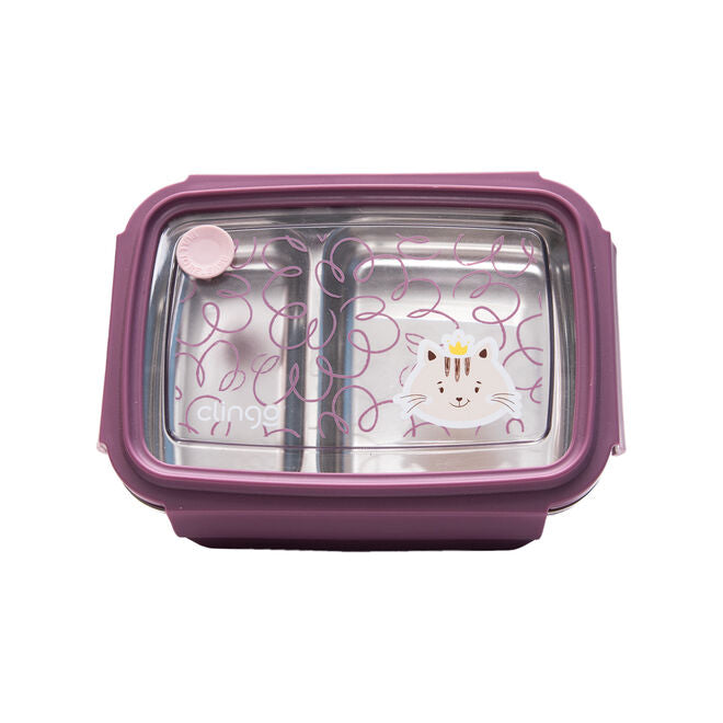 Bento Box Térmica Inox Milky com Divisórias - Lancheira Infantil