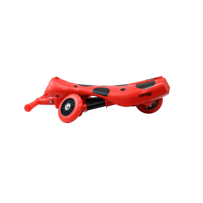 Triciclo Infantil Dobrável Clingo Vermelho/Preto Compacto