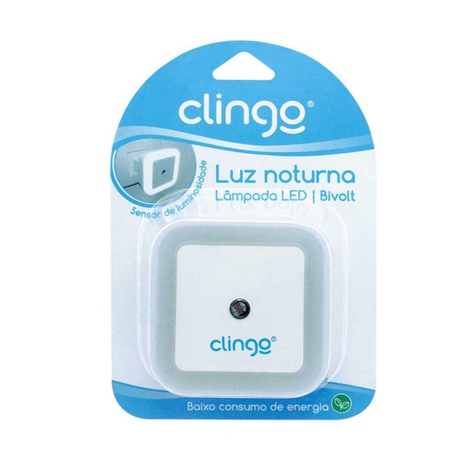 Luminária LED com Sensor Square Clingo - Iluminação Suave