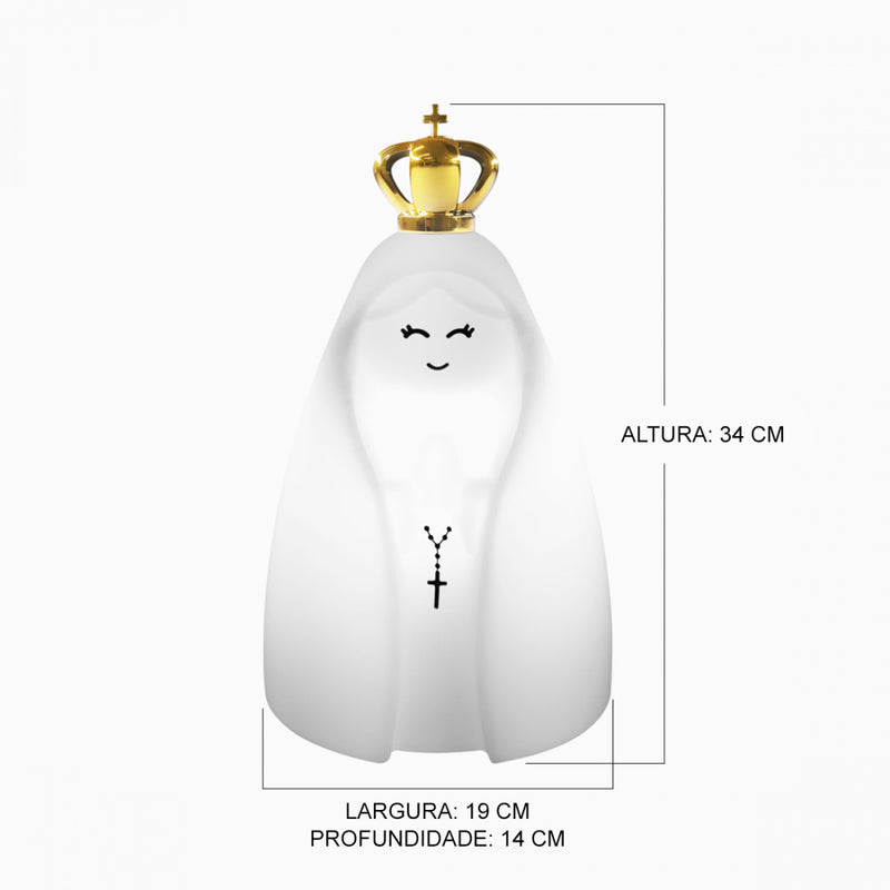 Luminária Nossa Senhora com Coroa