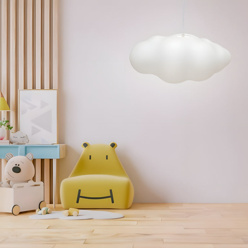 luminária pendente nuvem quarto infantil