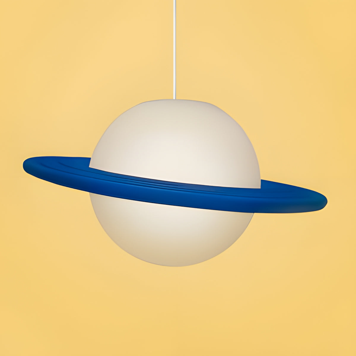 Luminária Saturno Pendente Azul