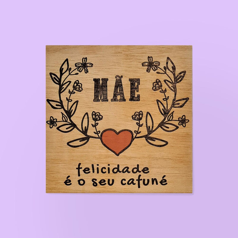 quadrinho decorativo com frase