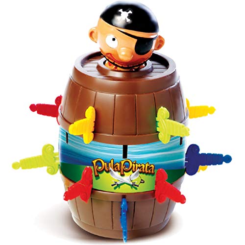 Brinquedo Infantil Jogo pula pirata para crianças a partir de 4 anos