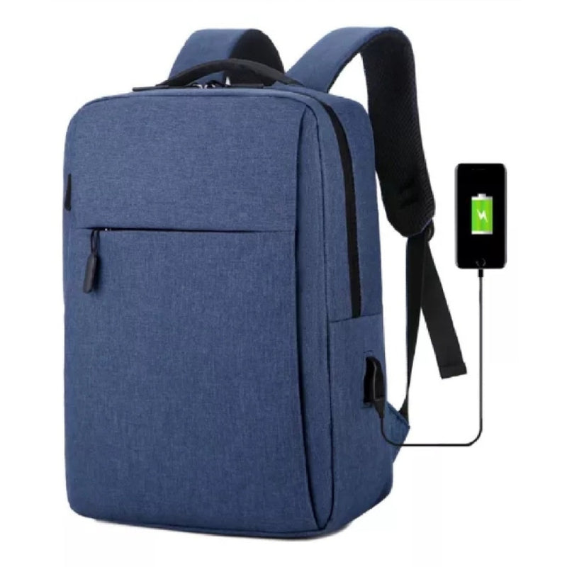 Mochila para notebook azul