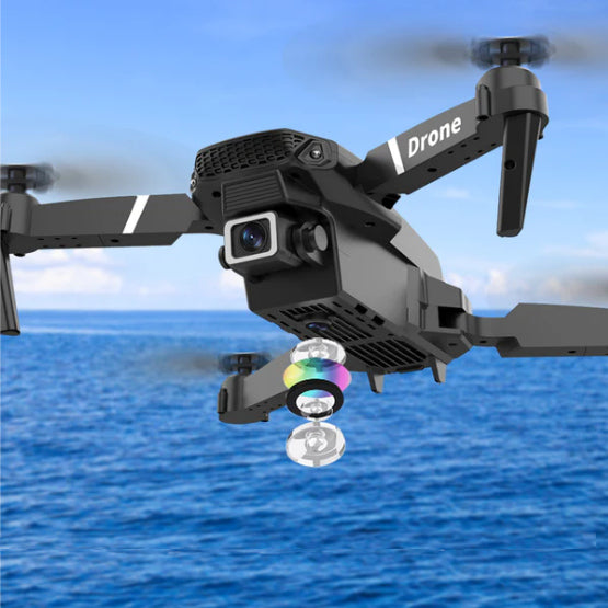 Brinquedo drone para adulto iniciante com duas câmeras